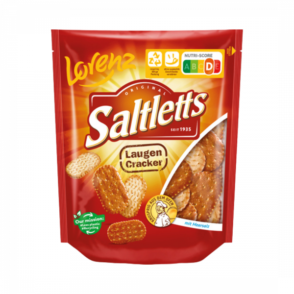 Lorenz Saltletts Laugen Cracker, 150g